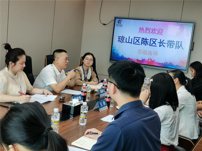 区向导莅临指导，，，，，，相助助力自贸港